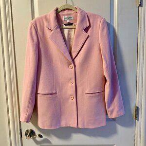 Bloomingdale's Pink Cashmere Blazer